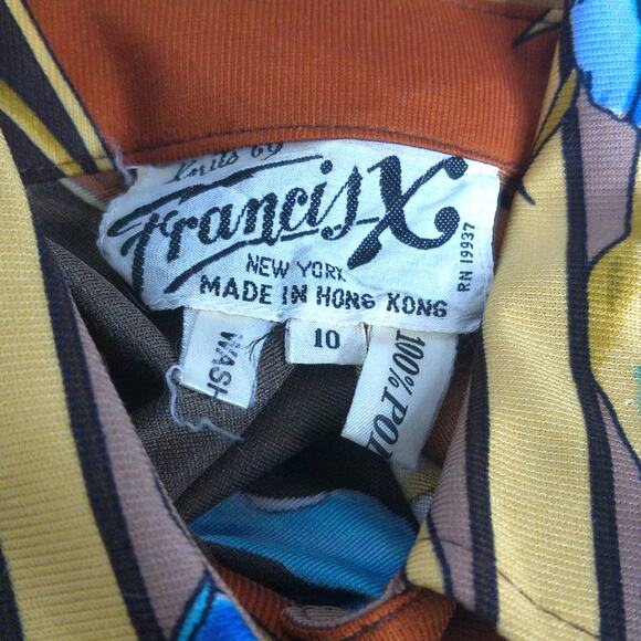 Vintage Knits by Francis X Dagger Collar Blouse Shirt And Tank Top Set Size 10 - Picture 5 of 12